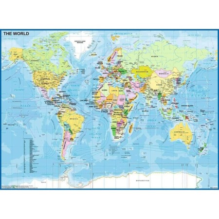 Puzzle Harta Lumii, 200 Piese Ravensburger - 1